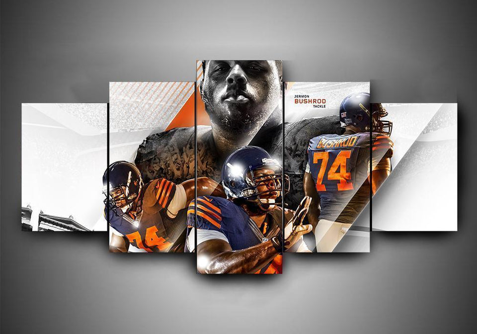 Chicago Bears - Jermon Bushrod Canvas