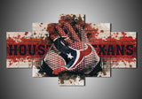 Houston Texans - 5-Piece Canvas Wall Art